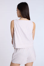Linen-Blend Sleeveless Top thumbnail 8