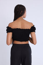 Off-Shoulder Smocked Top thumbnail 11
