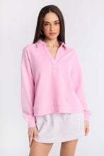 Long Sleeve Polo Sweatshirt thumbnail 5