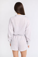 Zip-Up Fleece Long Sleeve Mock Neck Romper thumbnail 14