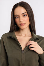 Zip-Up Fleece Long Sleeve Mock Neck Romper thumbnail 4