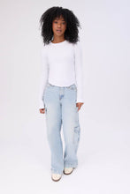 Long Sleeve Crew Neck Baby Tee thumbnail 18