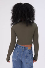 Long Sleeve Crew Neck Baby Tee thumbnail 4