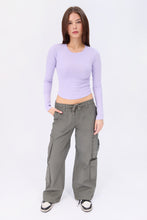 Super High Rise Wide Leg Cargo Pants thumbnail 11