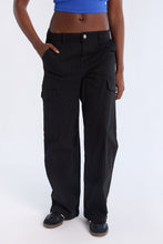 Super High Rise Wide Leg Cargo Twill Pants thumbnail 6