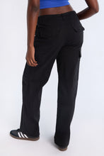 Super High Rise Wide Leg Cargo Twill Pants thumbnail 8