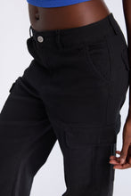 Super High Rise Wide Leg Cargo Twill Pants thumbnail 7