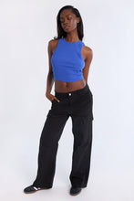 Super High Rise Wide Leg Cargo Twill Pants thumbnail 9
