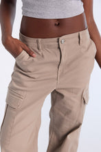 Super High Rise Wide Leg Cargo Twill Pants thumbnail 11