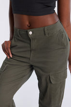 Super High Rise Wide Leg Cargo Twill Pants thumbnail 15