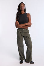 Super High Rise Wide Leg Cargo Twill Pants thumbnail 17