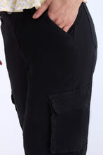 High Rise Cargo Twill Pants thumbnail 7