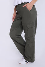 High Rise Cargo Twill Pants thumbnail 5