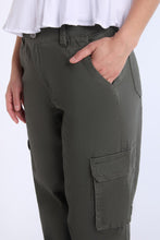 High Rise Cargo Twill Pants thumbnail 10