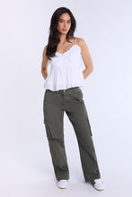 High Rise Cargo Twill Pants thumbnail 12
