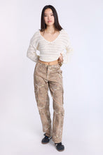 High Rise Cargo Twill Pants thumbnail 4
