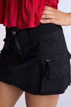 High Rise Poplin Cargo Mini Skort thumbnail 3