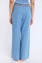 Chambray High Rise Wide Leg Pants thumbnail 4