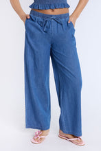 Chambray High Rise Wide Leg Pants thumbnail 6