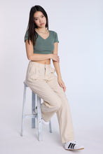 Linen-Blend Tailored Pants thumbnail 5