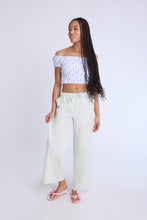 Cotton High Rise Drawstring Wide Leg Pants thumbnail 10