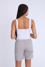 Mid Rise Cargo Bermuda Twill Shorts thumbnail 8