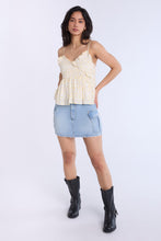 High Rise Denim Cargo Mini Skirt thumbnail 4