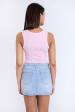 High Rise Denim Mini Skirt thumbnail 7