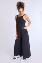 Linen-Blend Smocked Wide Leg Jumpsuit thumbnail 6