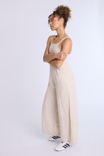 Linen-Blend Smocked Wide Leg Jumpsuit thumbnail 15