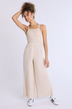 Linen-Blend Smocked Wide Leg Jumpsuit thumbnail 11