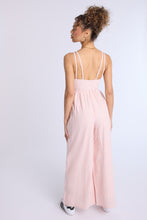 Linen-Blend Smocked Wide Leg Jumpsuit thumbnail 2