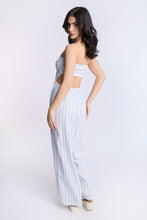 Linen-Blend Strapless Smocked Jumpsuit thumbnail 11