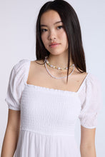 Puff Sleeve Smocked Tiered Maxi Dress thumbnail 2