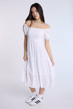 Puff Sleeve Smocked Tiered Maxi Dress thumbnail 4