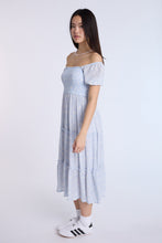 Puff Sleeve Smocked Tiered Maxi Dress thumbnail 16