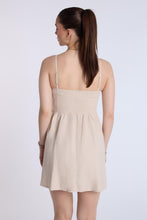 Linen-Blend Flowy Mini Dress thumbnail 9
