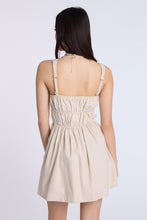 Linen-Blend Channeled-Waist Mini Dress thumbnail 13