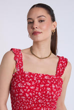 Smocked Tiered Mini Dress thumbnail 6