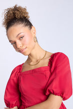 Puff Sleeve Mini Dress thumbnail 13