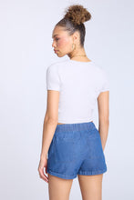 Chambray Drawstrings Shorts thumbnail 3