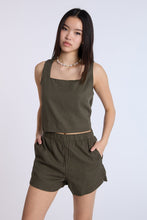 Linen-Blend Pull-On Shorts thumbnail 1
