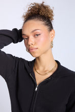 Knit Zip-Up Hoodie thumbnail 3