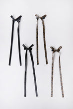 Mini Long Hair Satin Bow Clips 2-Pack thumbnail 5