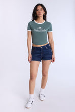High Rise Curvy Denim Shorty thumbnail 4