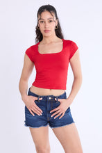 High Rise Vintage Denim Shorty thumbnail 1