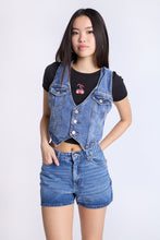 Super High Rise Relaxed Denim Shorts thumbnail 1