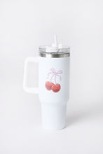 Stainless Steel Tumbler Cup With Straw thumbnail 1