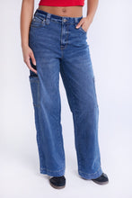 Super High Rise Wide Leg Cargo Jeans thumbnail 6