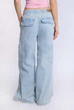 High Rise Drapey Baggy Cargo Jeans thumbnail 4